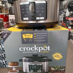 Crackpot Pressure Cooker Electric.  9 In 1. 