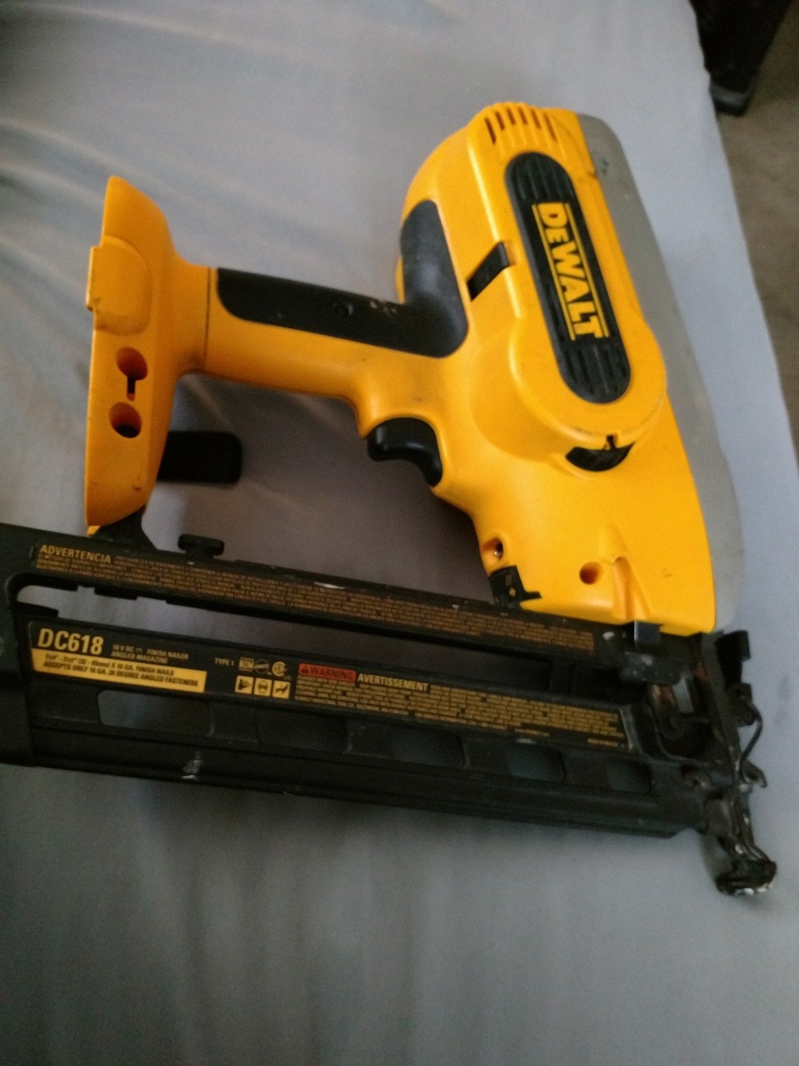 DeWalt Battery Powered Finish Nailer