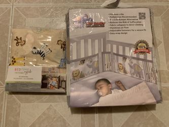 Baby crib linner and baby mattress cover sheet