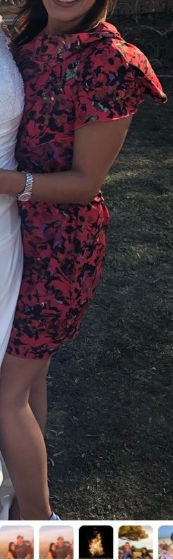 Fall floral dress