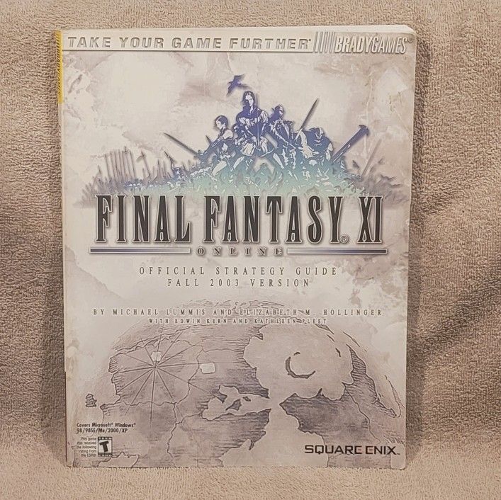 FINAL FANTASY XI OFFICIAL STRATEGY GUIDE (2003) BRADY GAMES VIDEO GAME BOOK PAPERBACK MAGAZINE FF