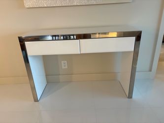 Modern Console Table with Two Drawers