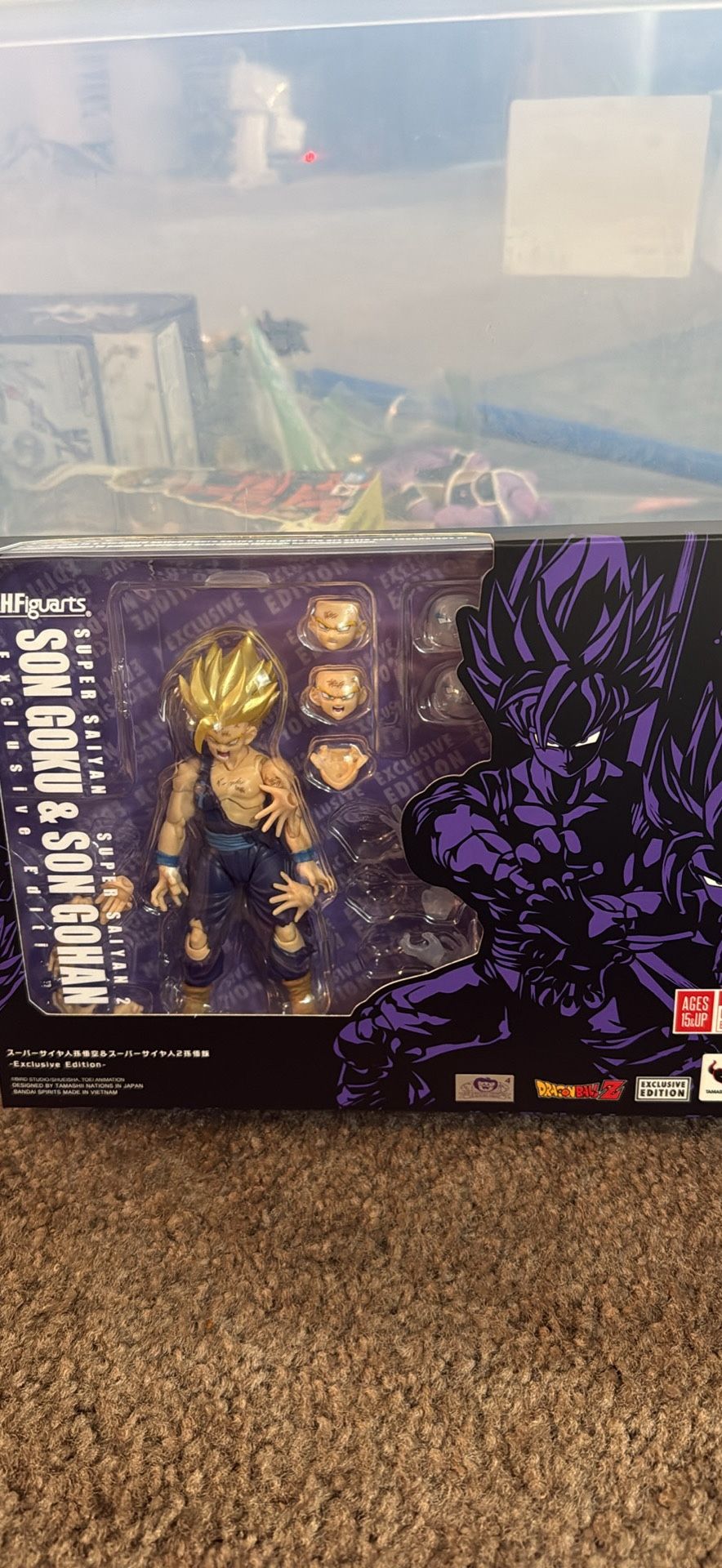 SHF Exclusive Edition Super Saiyan Gohan & Super Saiyan 2 Gohan