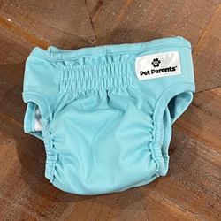 Pet Parents Dog Diaper Blue size small