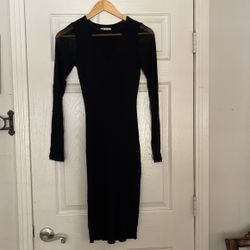 Large Black Dress