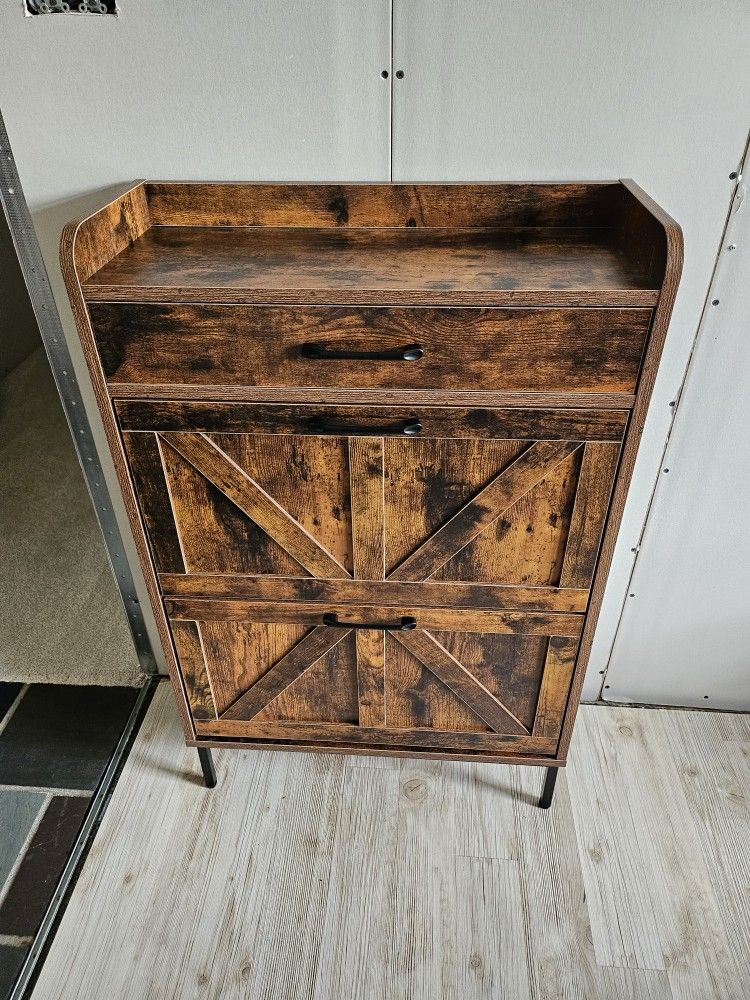 Child's Shoe storage cabinet