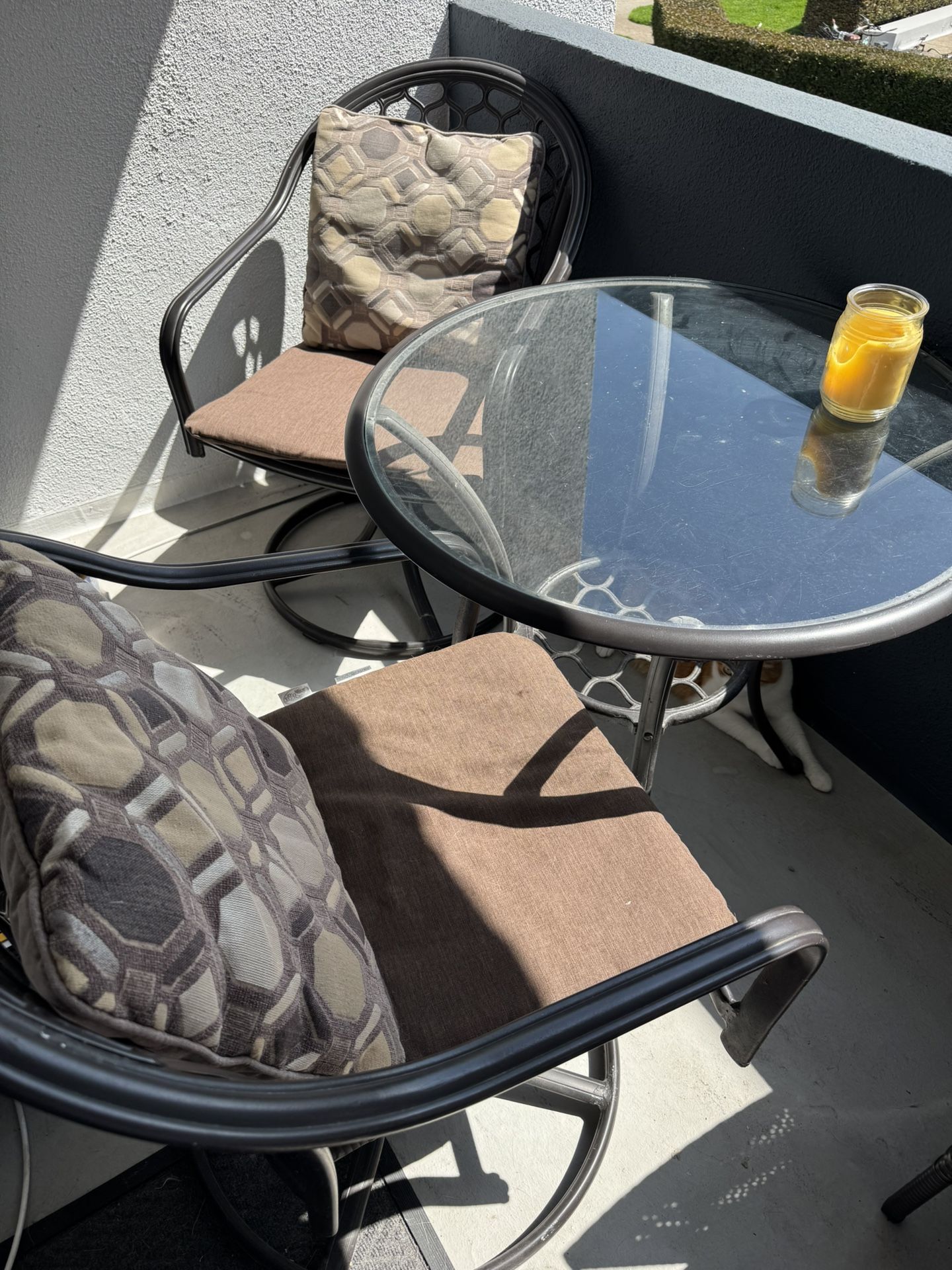 Swivel Patio Set  