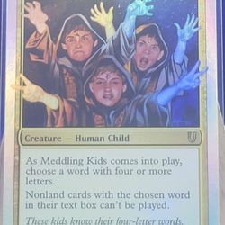 Meddling Kids - Unhinged Foil - MTG Magic the Gathering, VLP