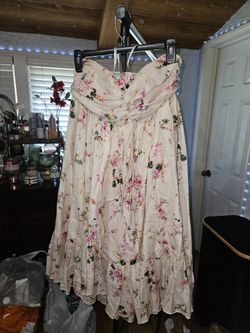 Ark & Co Floral Strapless Sundress