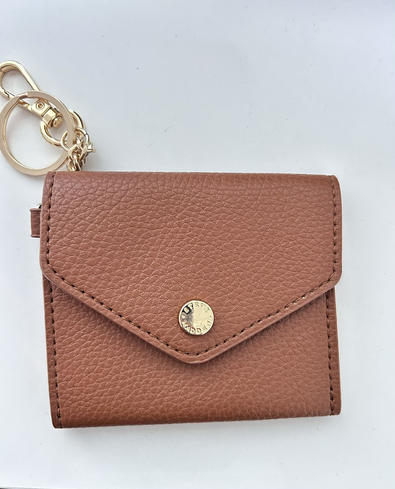 Steve Madden Brown Mini Wallet with Keychain