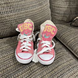 Size 3, USC . Converse, All-Star Chuck Taylor Shoes.