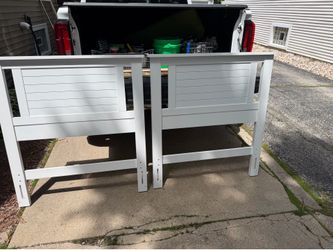 2 Brand New Wooden Twin Bed Headboards, 41 w, 44 high,  $35 each