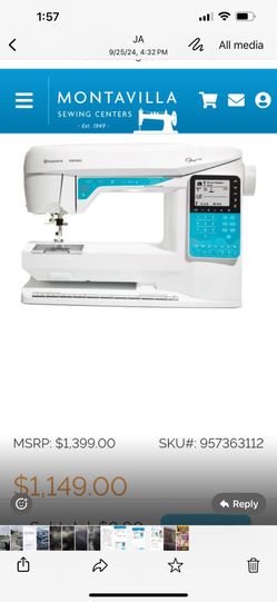 Husqvarna Viking Opal 650 Professional Sewing Machine