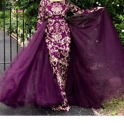 Purple Evening Gown 