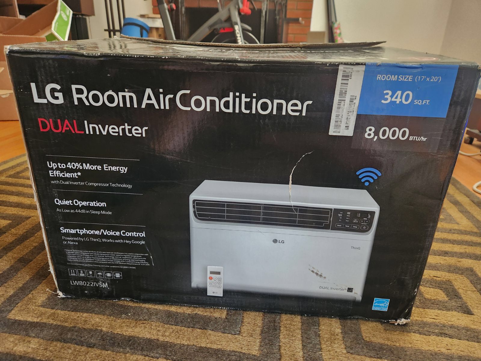 LG Room Air Conditioner with Dual Inverter, 8000 BTU