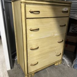 Vintage 1920’s Era Solid Wood Bureau
