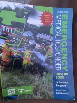 Emergency Medical Responder 10th Edition