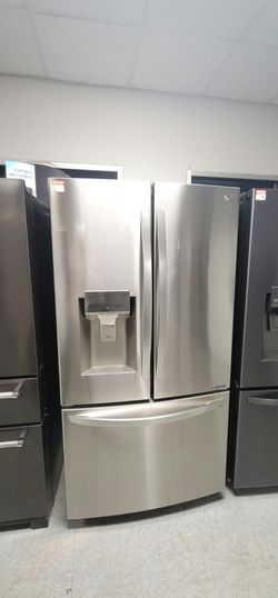 LG French Door Fridge – Stainless, Ice & Water, Clean