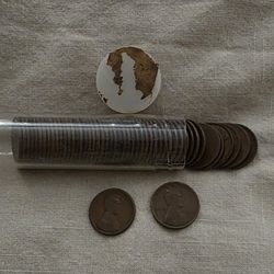 1918 and 1919 Wheat Pennies 