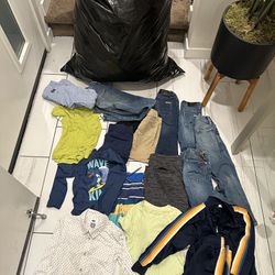 Big Bag Of Clothes Boys From 4-6