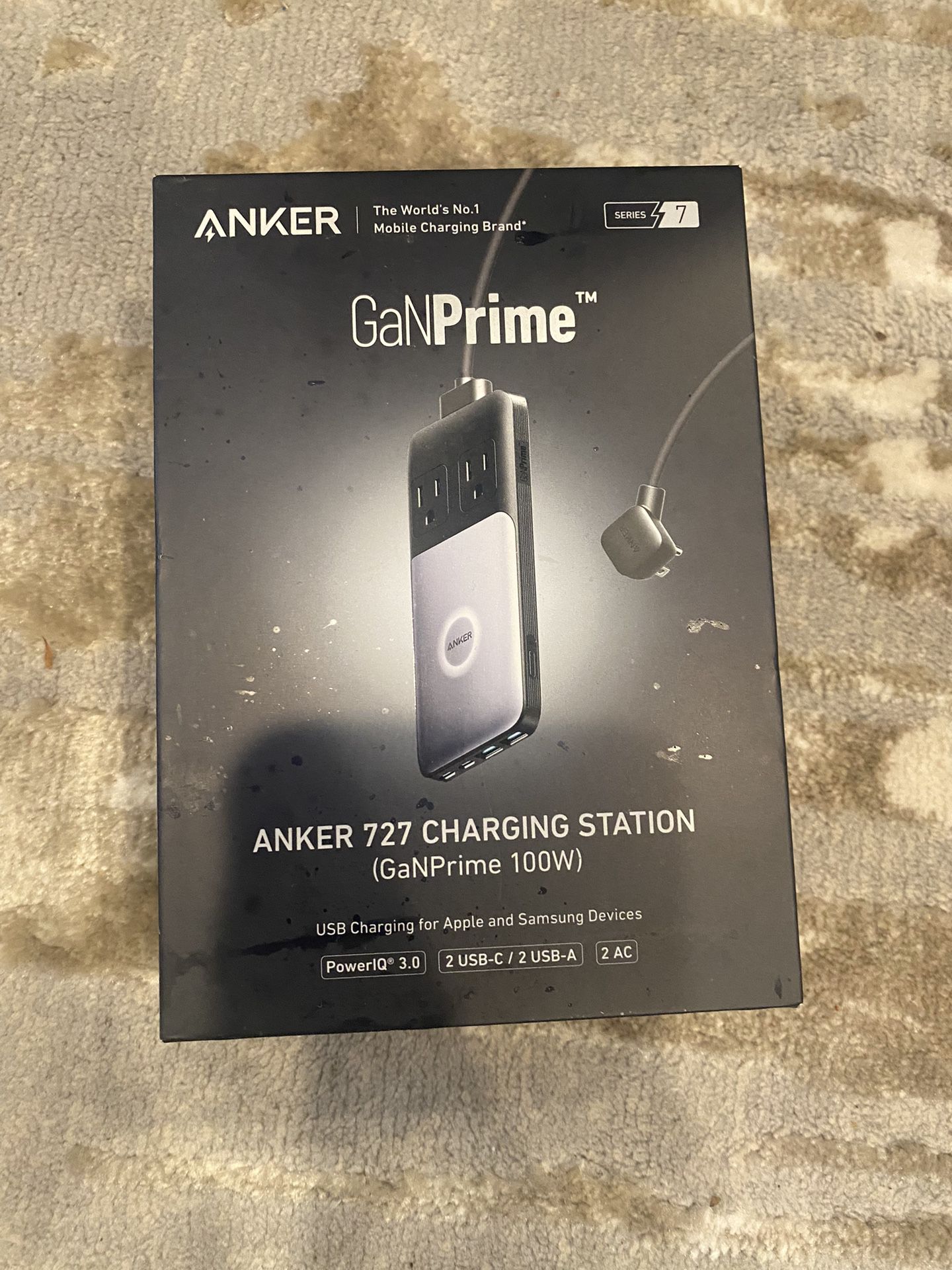 Anker 727 Charging Station ( GaNPrime 100W ), Compact Power Strip