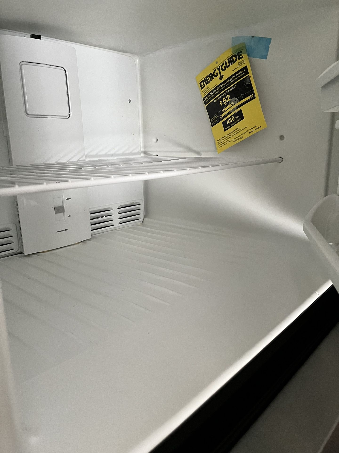 Top Freezer Frigidaire Refrigertor