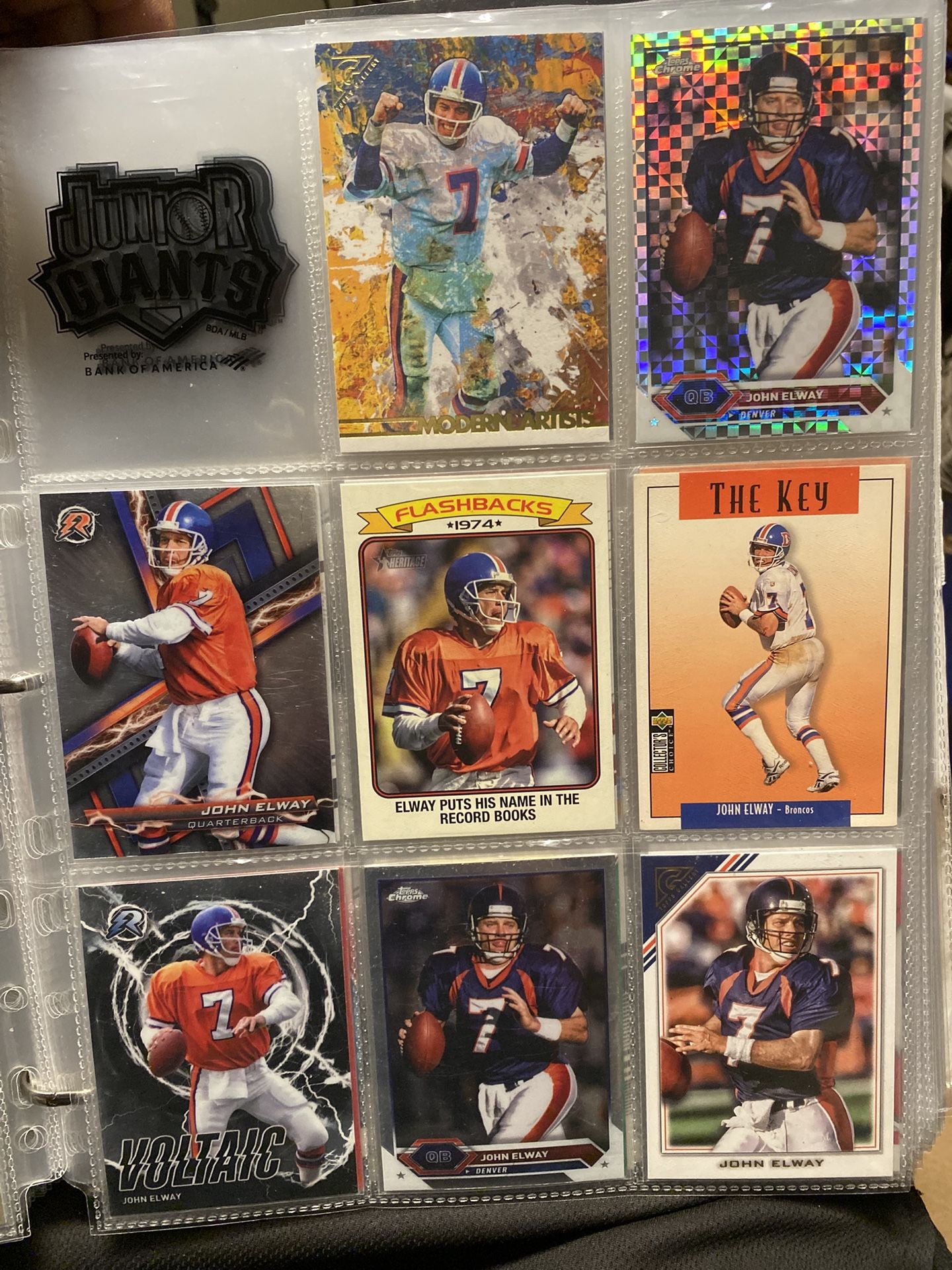 John Elway 8 Card Lot