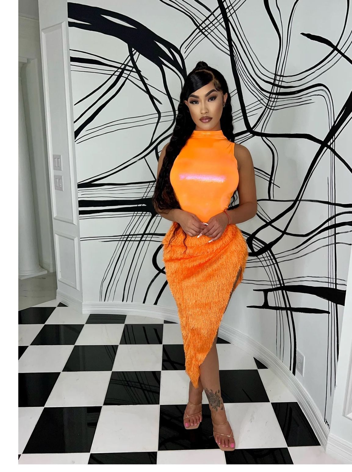 Two Piece Skirt Set