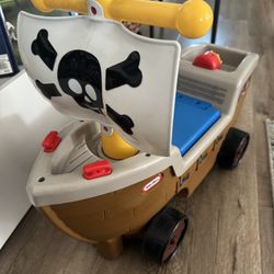 Little Tikes 2 In 1 Scoot and Play Pirate Ship