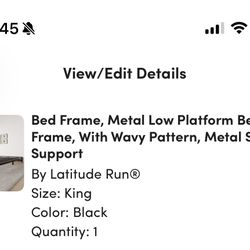 King Bed Frame 