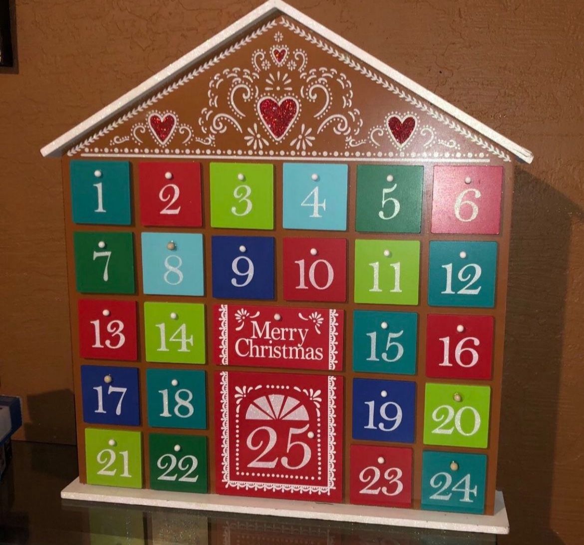 Large Gingerbread House Advent Calendar