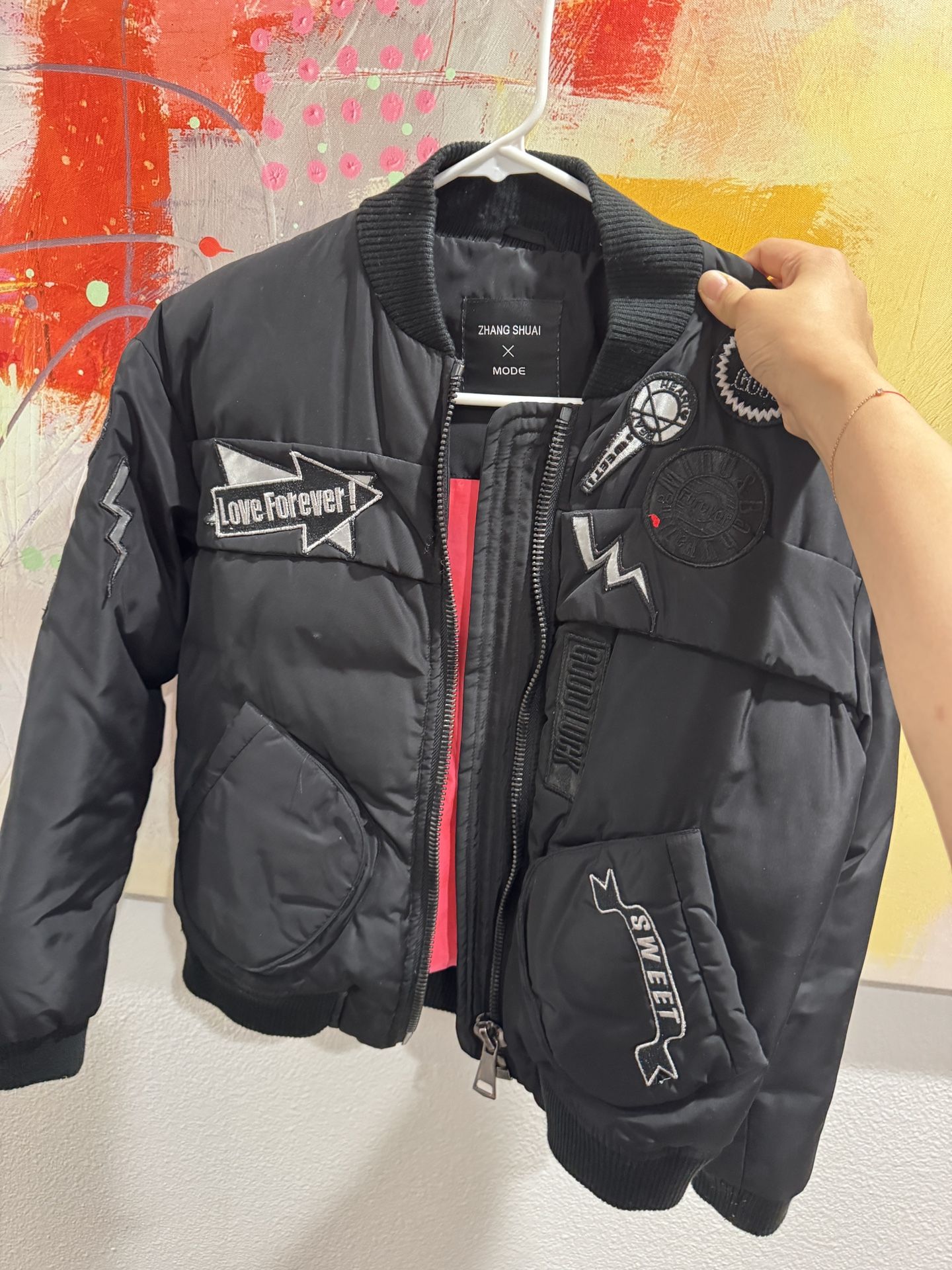 Women Warm jacket Black Size S