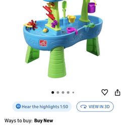 Play Set 2 Water And Sand Table For Toddler 