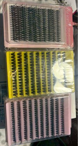 Cluster Lash Extension Trays – 3 Pack