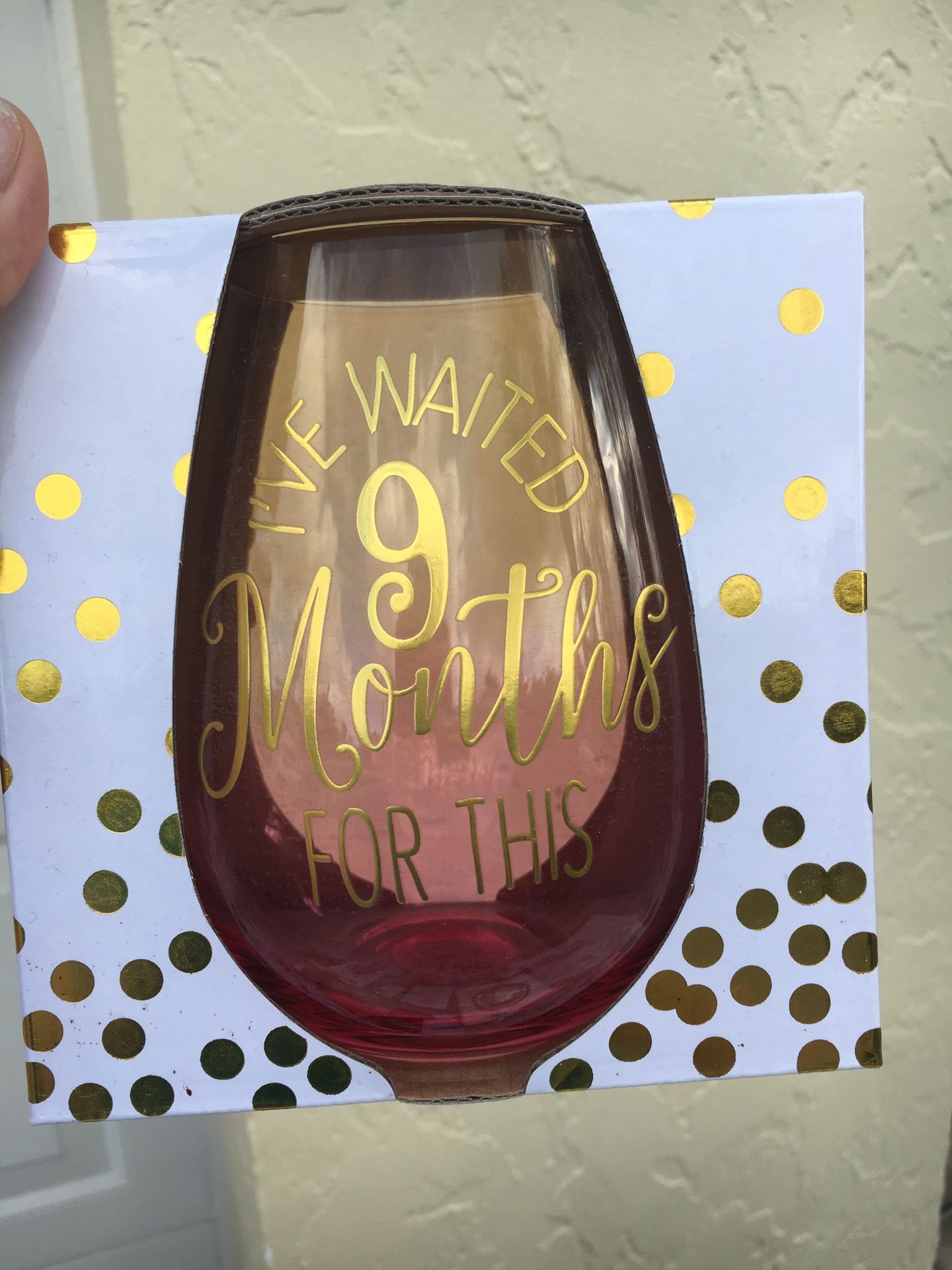 Wine glass oversized
