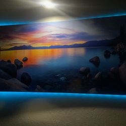 LED Lake Tahoe Metal Print