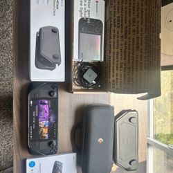 A Great Condition And Neat As You Can See OLED 512GB Black Handheld Console