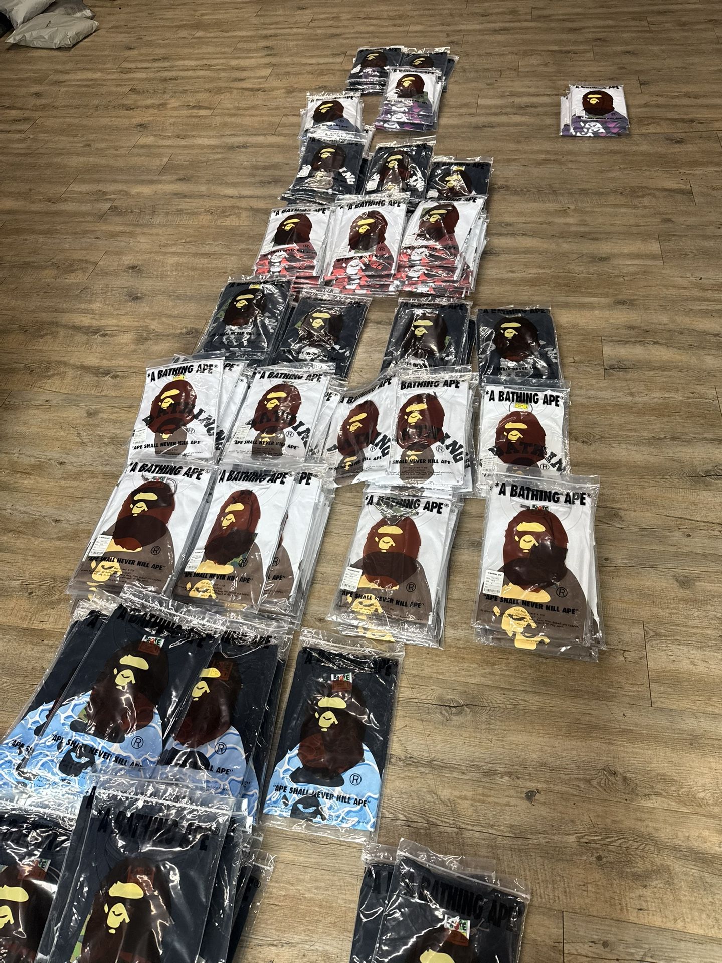 Bulk Bape S M L XL XXL