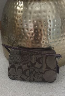 Coach wristlet