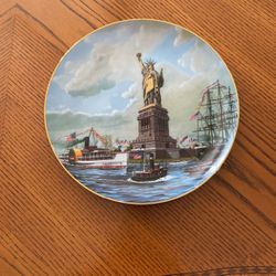 1985 Statue Of Liberty The Dedication Limited Edition Plate