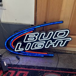 Bud Light LED Beer Sign