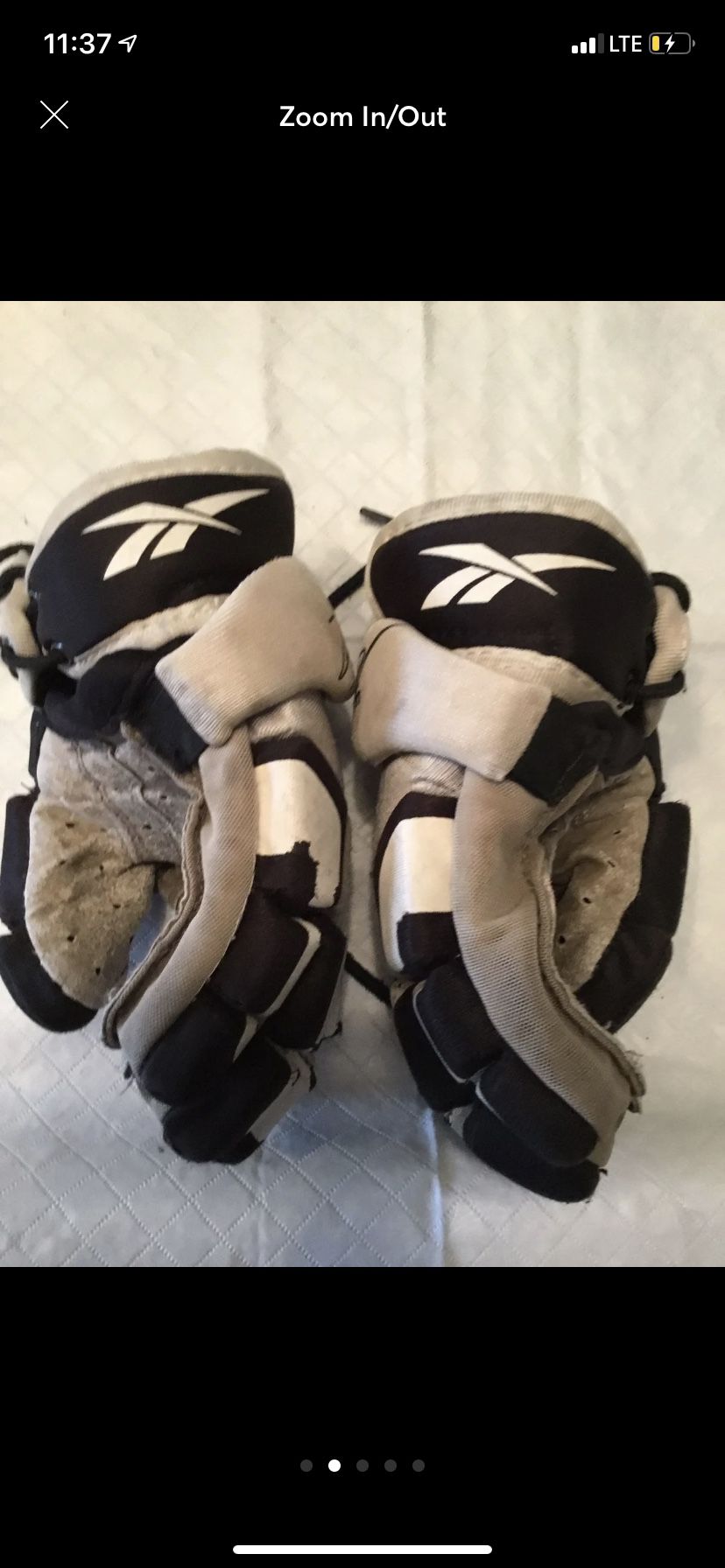 Size 8 lacrosse gloves . SHIPPING ONLY