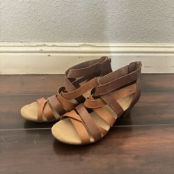 Sandal Heel with Leather