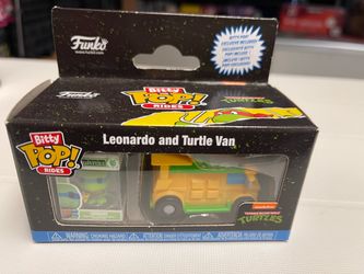 Funko Bitty Pop! Rides TMNT Leonardo and Turtle Van NIB!