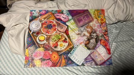 Glued puzzle