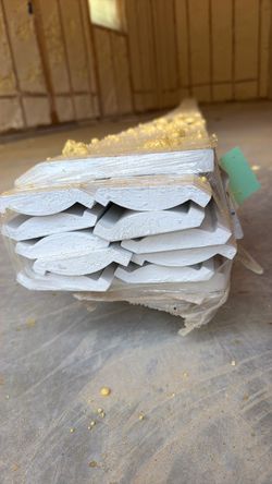 White Decorative Wood Molding Pieces Bundle