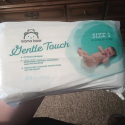Unopened - Mama Bear Diapers - Size 1