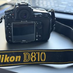 Nikon D810 Full Frame DSLR + Nikkor 24-120mm f/4G ED VR Lens – Excellent Condition