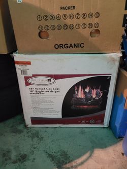 Gas Fireplace Replacement, New In Box. 