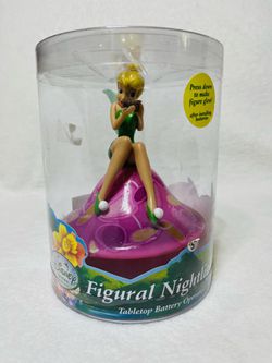 2000s Disney Fairies Tinkerbell Figural Nightlight Thumbnail